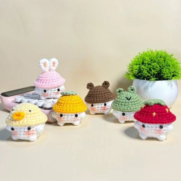 Handmade Crochet Keychains – Adorable Animal & Fruit Designs (Made to Order) - Image 2