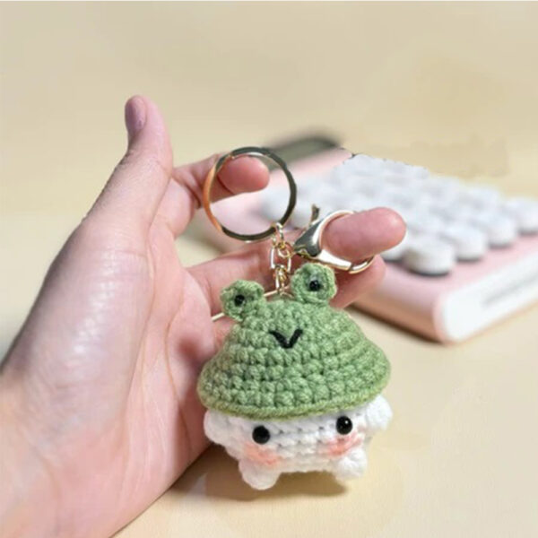 Handmade Crochet Keychains – Adorable Animal & Fruit Designs (Made to Order) - Image 5